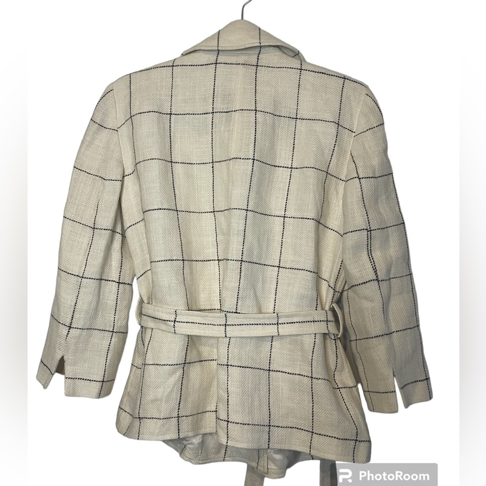 Ralph Lauren Linen Plaid Jacket - Size Medium - Picture 2 of 3